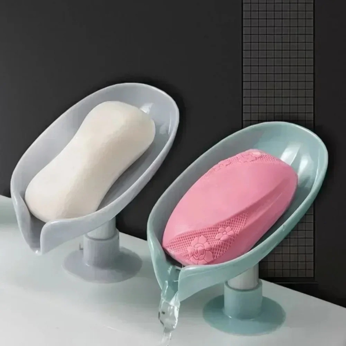 Soap Making Tray - Drain Soap Holder Suction Cup Tray