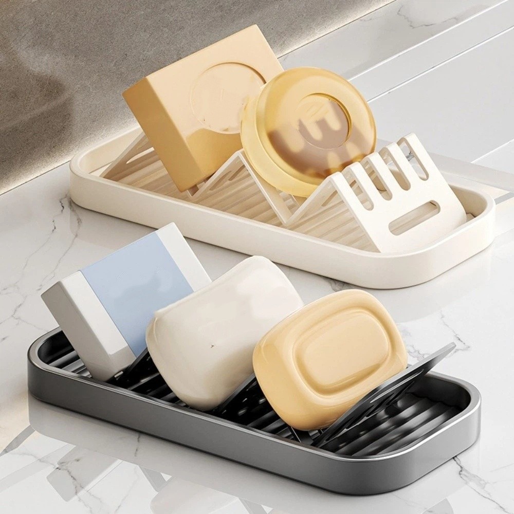 Soap Making Tray - Waterproof W-Shaped Soap Rack Space Saving
