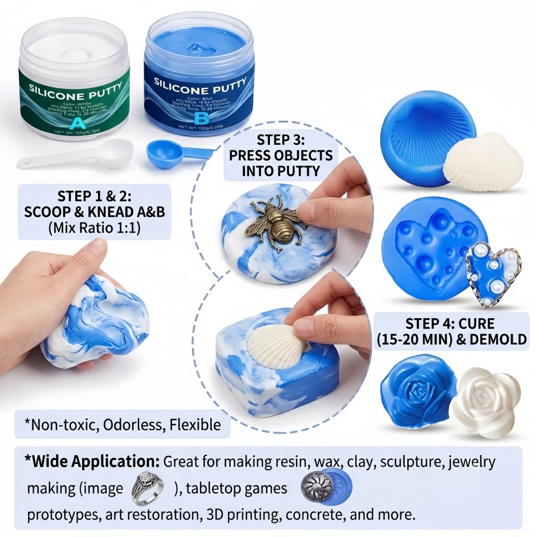 Silicone Putty Mold Making Sup - Soap Making Supplies 评论和价格