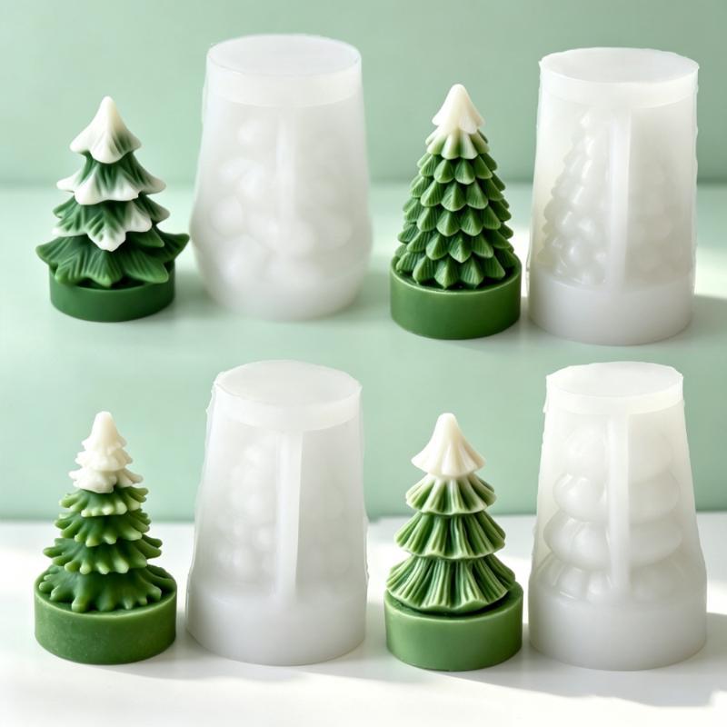 DIY Mini Christmas Tree Silico - Soap Making Supplies 评论和价格