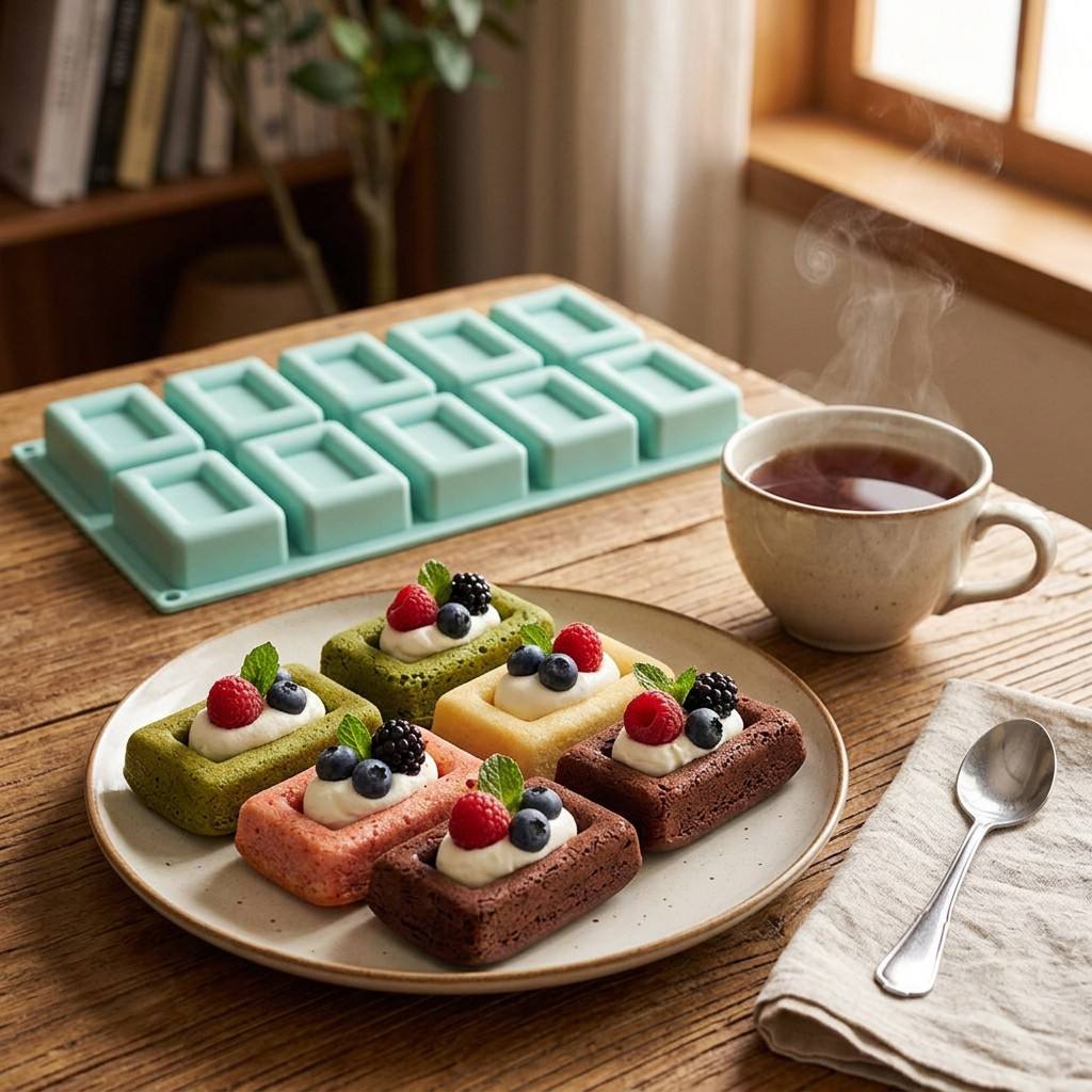 Non-stick 10-Hole Rectangle Si - Soap Making Supplies 评论和价格