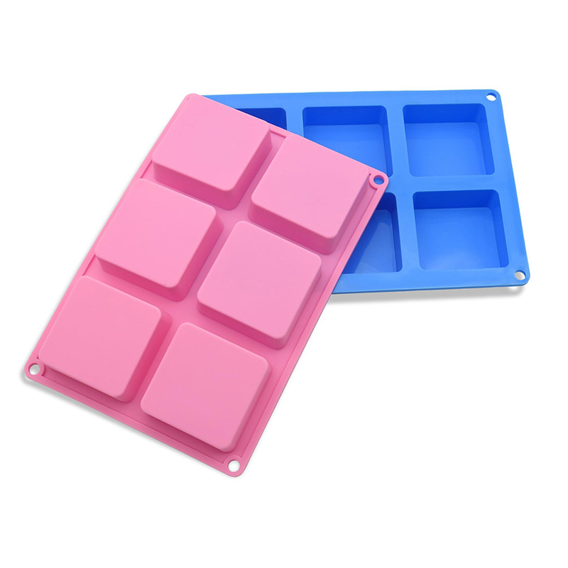 Square Soap Molds 6-Cavity Non - Soap Making Dish 评论和价格