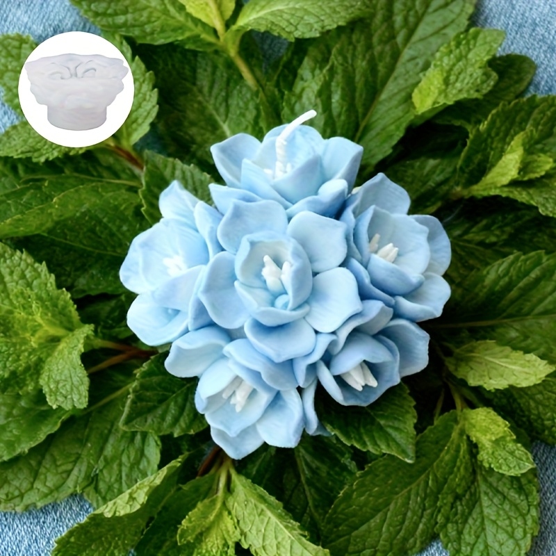 1 Hydrangea Candle Silicone Mo - Soap Making Tray 评论和价格