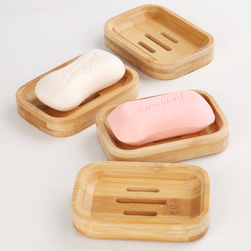 1 Pc Bamboo Wooden Soap Dish,  - Soap Making Tray 评论和价格