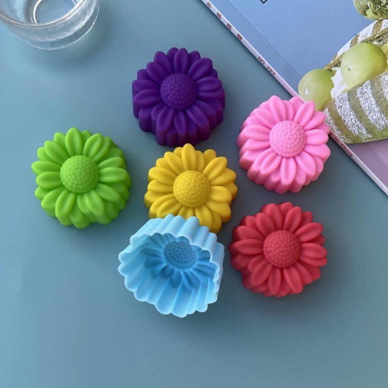 6 Pcs Set Non-Stick Flower Des - Soap Making Supplies 评论和价格