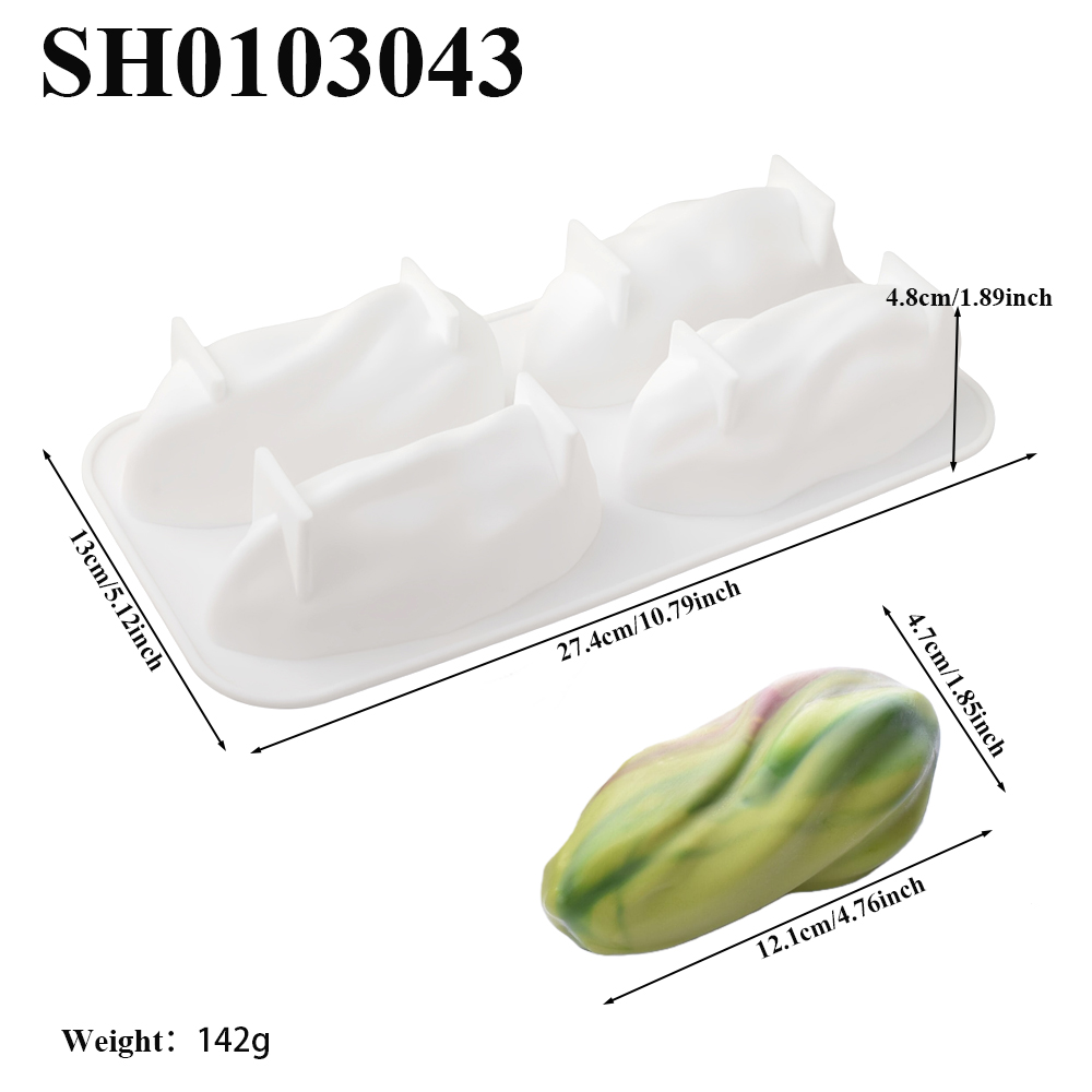 4 or 9-Cell Pistachio Design S - Soap Making Supplies 评论和价格
