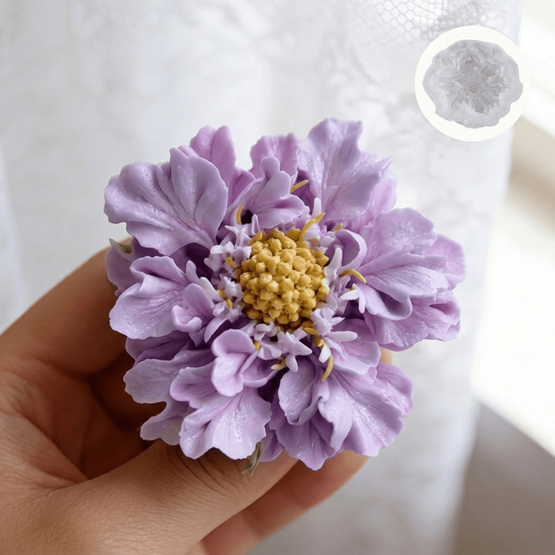 1 Dreamy Blue Potted Flower Si - Soap Making Dish 评论和价格