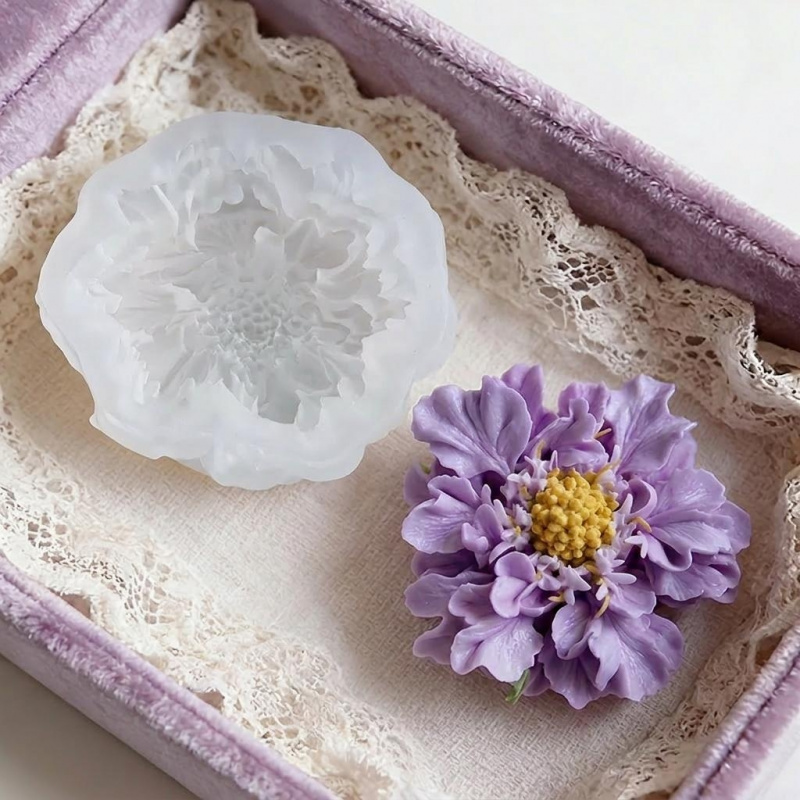 1 Dreamy Blue Potted Flower Si - Soap Making Dish 评论和价格