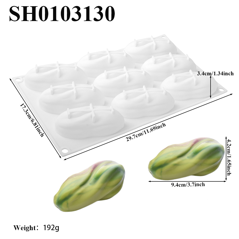 Pistachios Design 1 or 4 or 9- - Soap Making Dish 评论和价格