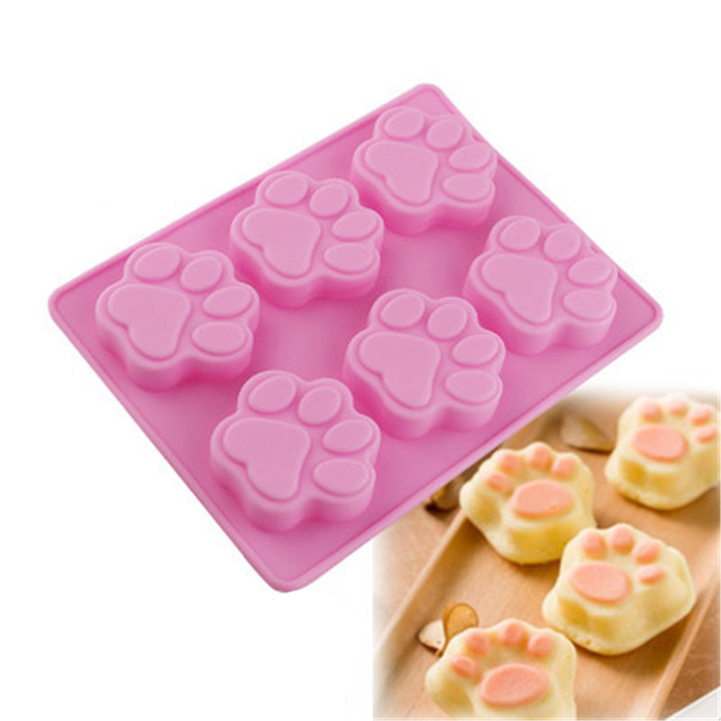 Cat Claw Shape Chocolate Silic - Soap Making Supplies 评论和价格