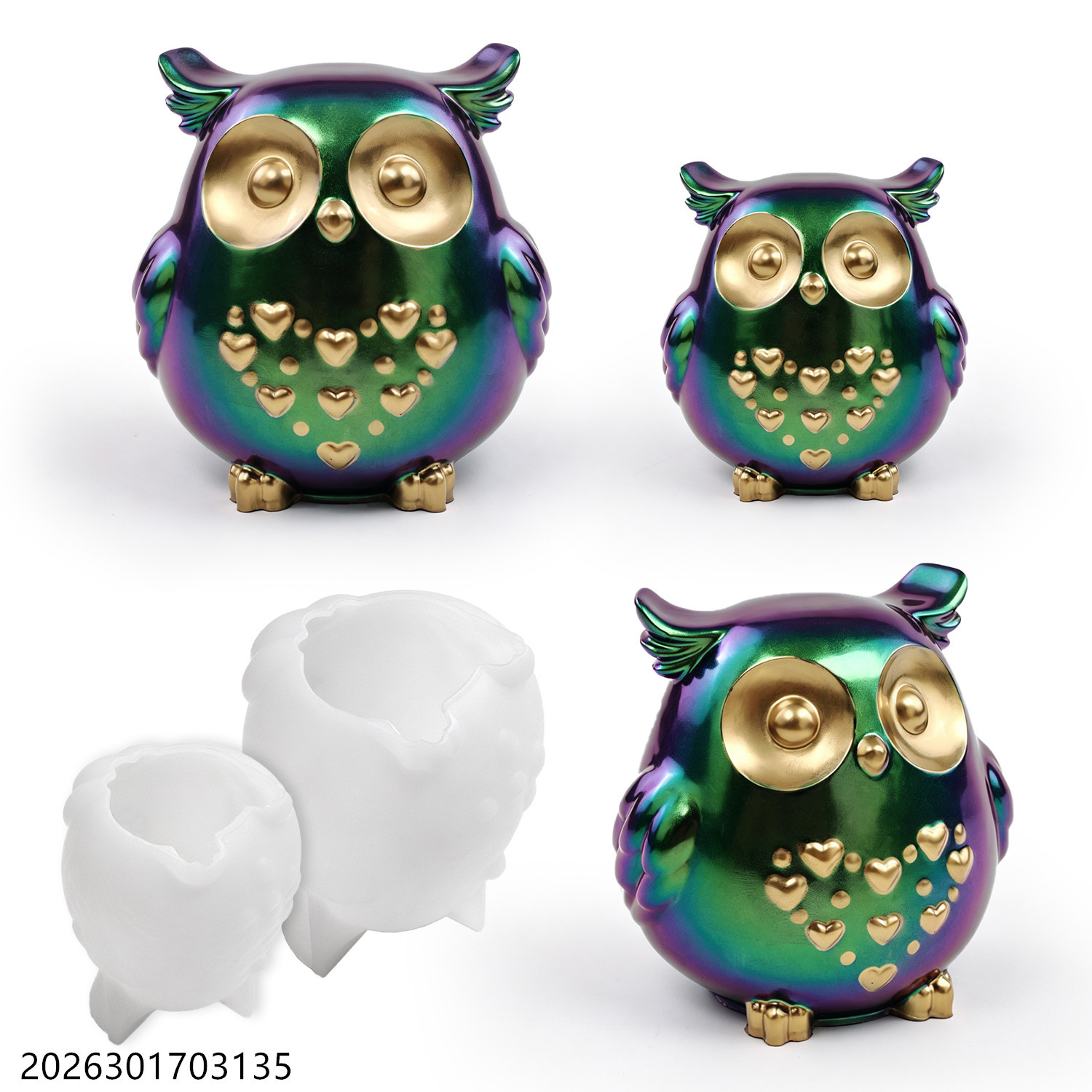 Owl Silicone Mold 3D Bird Shap - Soap Making Supplies 评论和价格